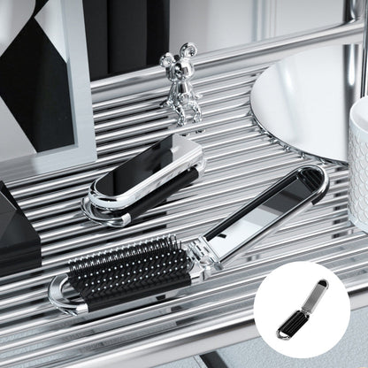 Skorter | MirrorFlex Travel Mirror Hair Brush | Foldable & Compact | Practical Styling on the Go
