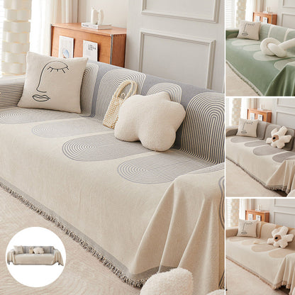 skorter | Dubbelsidig Chenille sofföverdrag