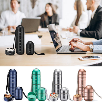 Skorter | 7 Days Portable Pill Organizer for Travel