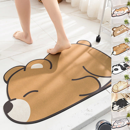 skorter | Cartoon Super Absorbent Non-Slip Doormat for the Bathroom