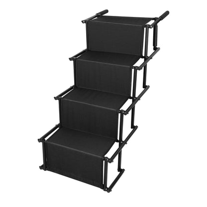 Skorter | Collapsible Dog Ramp 4 Steps Collapsible Nonslip Stairs