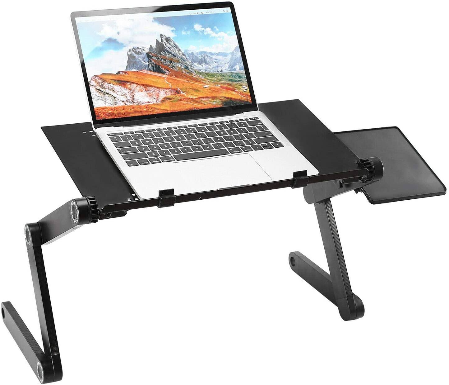Skorter | Folding Laptop Table Bed Notebook Desk with Mouse Pad