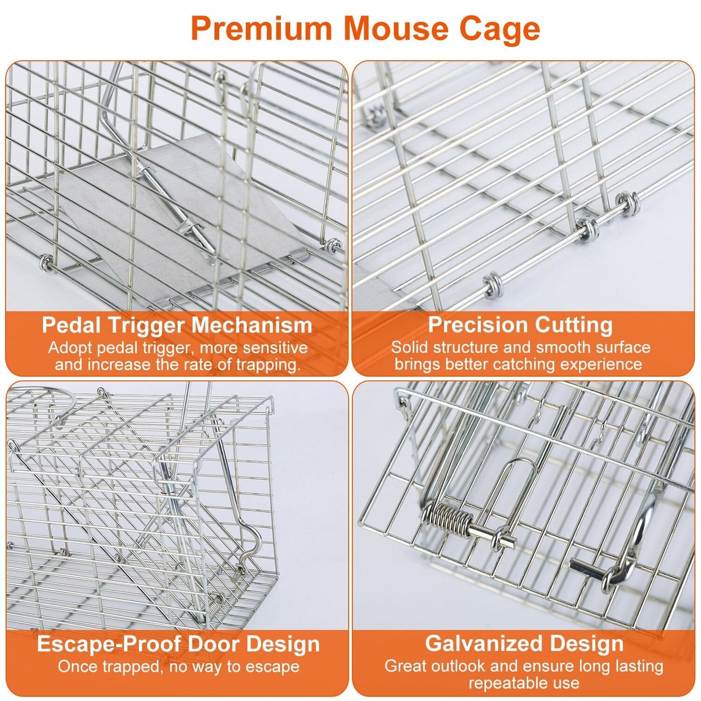 Skorter | Collapsible Rat Trap Cage Human Live Rodent Trap Cage
