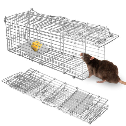 Skorter | Collapsible Rat Trap Cage Human Live Rodent Trap Cage