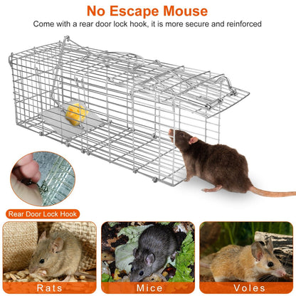 Skorter | Collapsible Rat Trap Cage Human Live Rodent Trap Cage