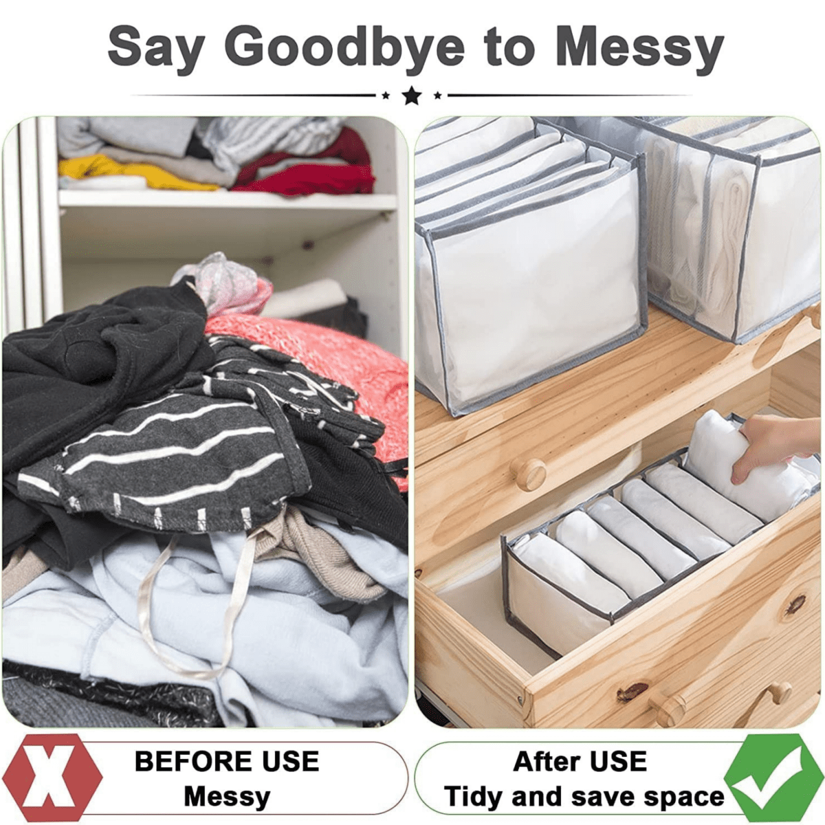 Skorter | FOLDSPACE – Closet Organizer Set for Neat and Wrinkle-Free Storage