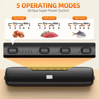 Skorter | Food Vacuum Sealer Automatic Air Sealing System