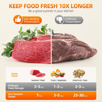 Skorter | Food Vacuum Sealer Automatic Air Sealing System