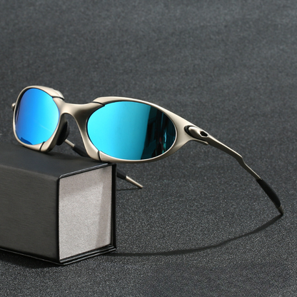 Skorter | Men’s Sport Polarised Sunglasses – UV Protection with Lightweight Metal Frame