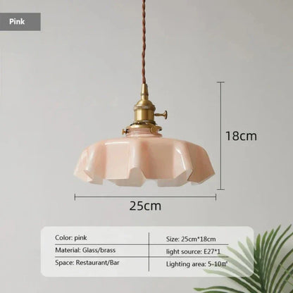 Skorter | French Brass Hanging Lamp - BrassChic