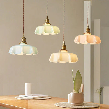 Skorter | French Brass Hanging Lamp - BrassChic