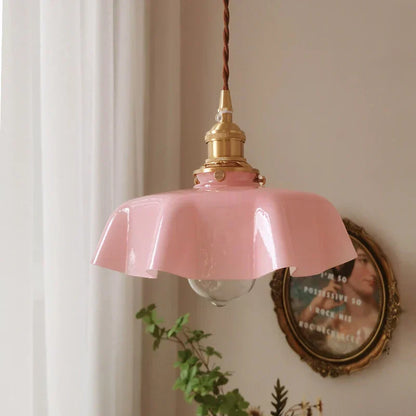 Skorter | French Brass Hanging Lamp - BrassChic
