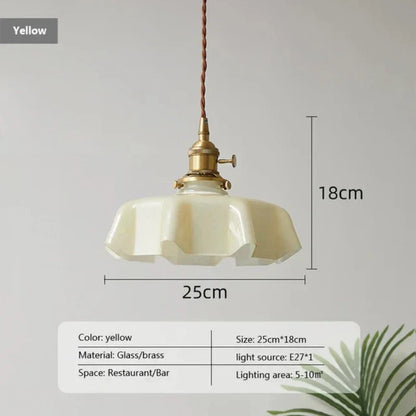 Skorter | French Brass Hanging Lamp - BrassChic