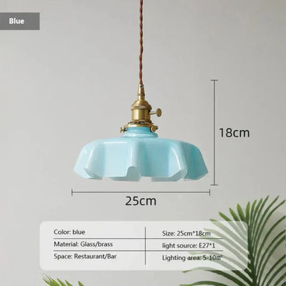 Skorter | French Brass Hanging Lamp - BrassChic