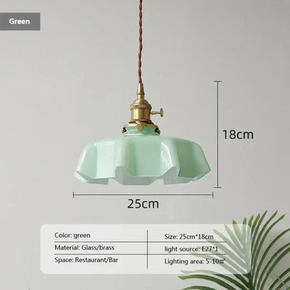 Skorter | French Brass Hanging Lamp - BrassChic