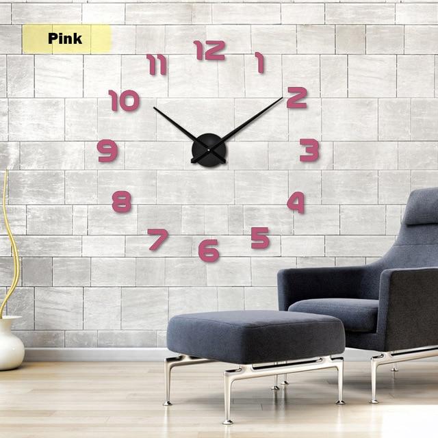 Skorter | Full-Size 3D Acrylic Living Room Wall Clock