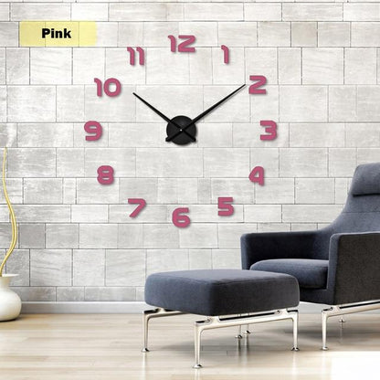 Skorter | Full-Size 3D Acrylic Living Room Wall Clock