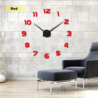 Skorter | Full-Size 3D Acrylic Living Room Wall Clock