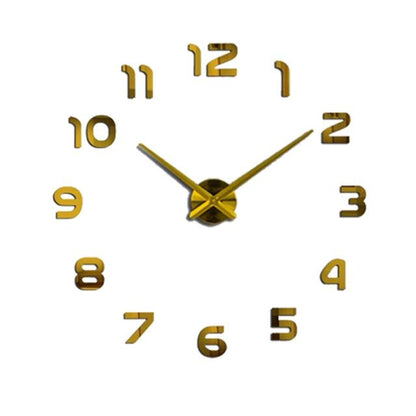 Skorter | Full-Size 3D Acrylic Living Room Wall Clock