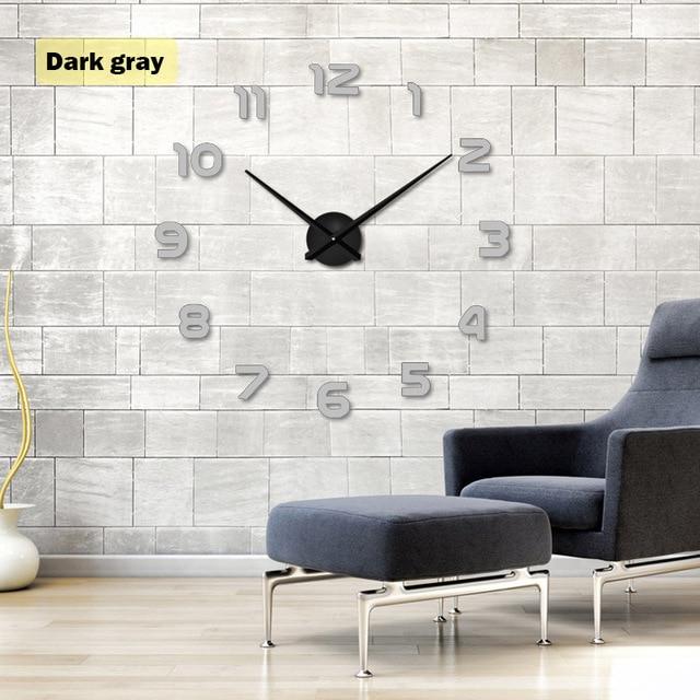 Skorter | Full-Size 3D Acrylic Living Room Wall Clock