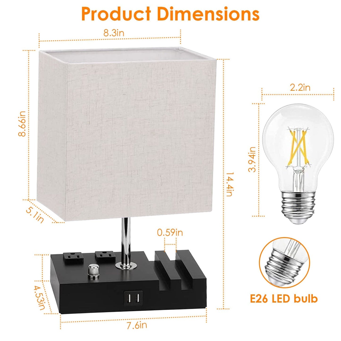 Skorter | Fully Dimmable Table Lamp