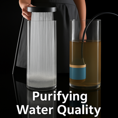 Skorter | High-Pressure Shower Head | Turbo-Boost Technology & Advanced Filtration for Healthier Skin and Hair