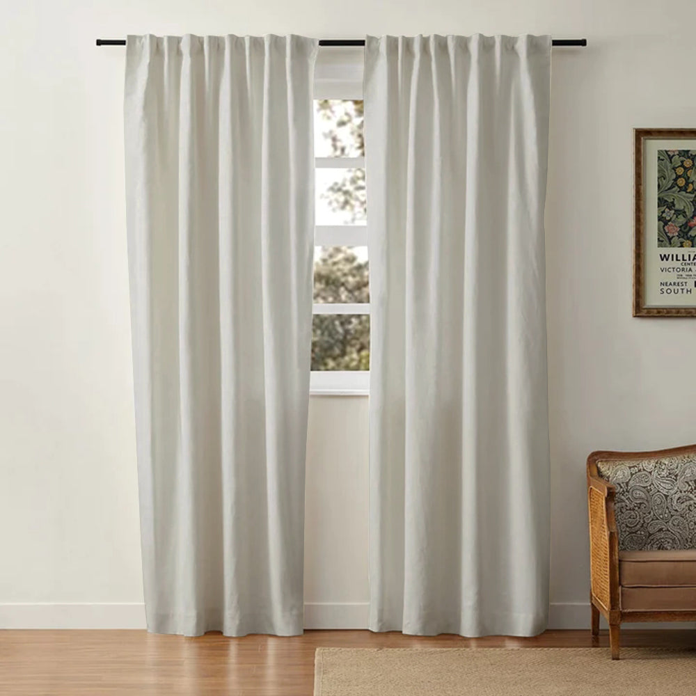 Skorter | Aira - Linen-Cotton Curtain with Soft Fabric