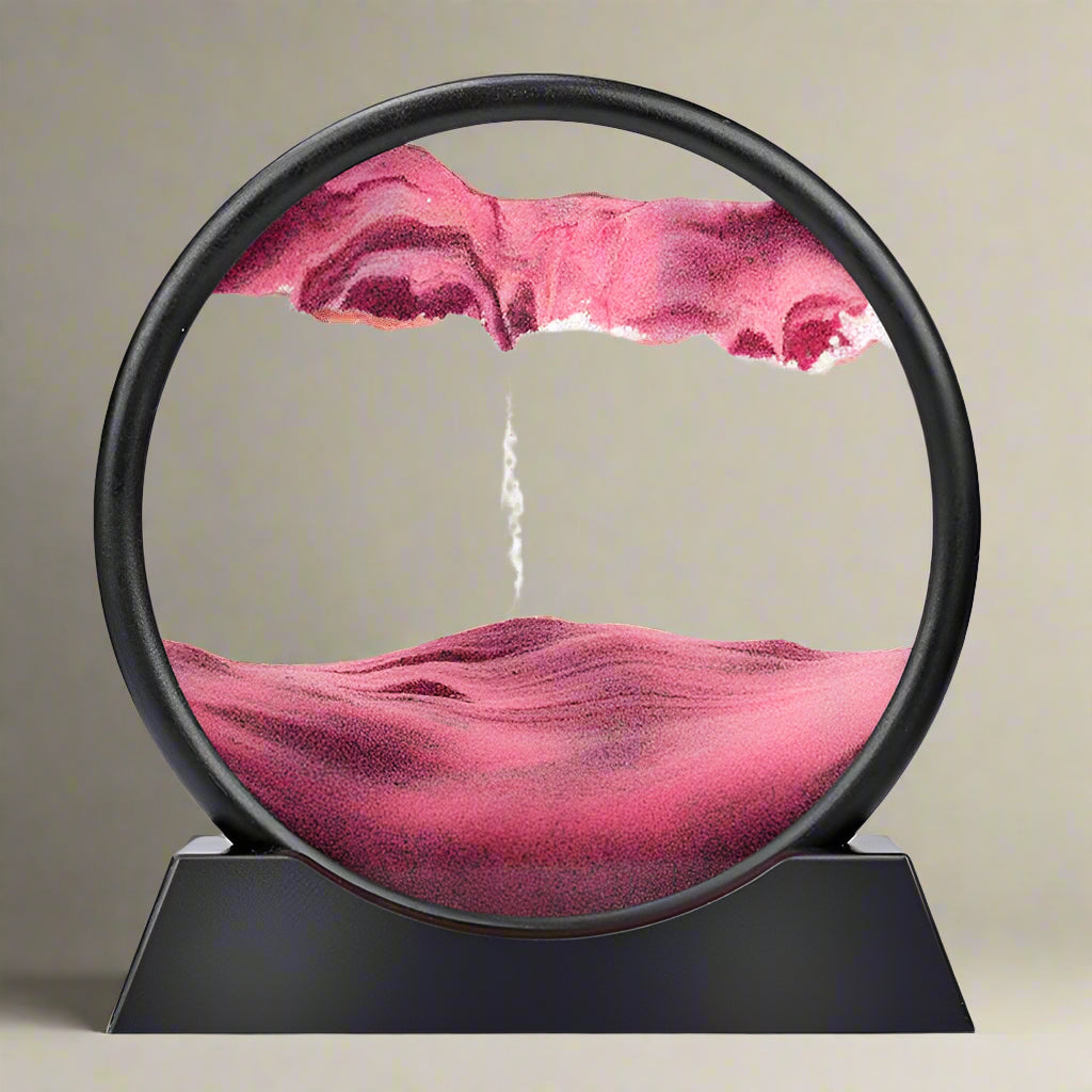 Skorter | 3D Hourglass Sand Timer - Decorative Hourglass for Home Decor, Office Desk, and Gift Ideas