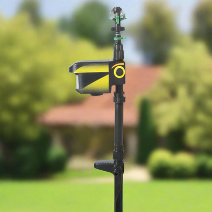 Skorter | Motion Activated Deer Repellent Sprinkler - Solar Powered Animal Deterrent for Gardens & Lawns