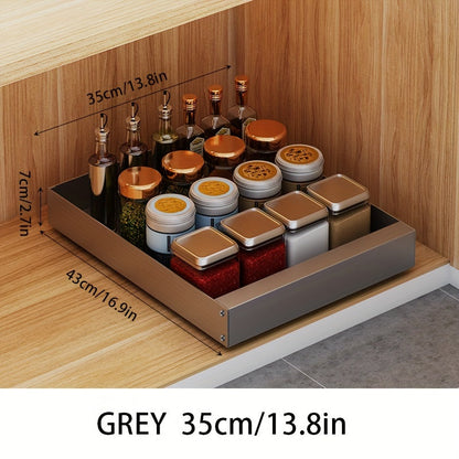 Skorter | Lina Pull-Out Kitchen Cabinet Organiser – Space-Saving Sliding Pantry Storage Rack