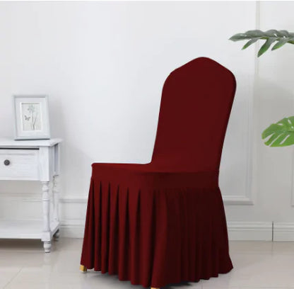 Skorter | Chair cover with pleated skirt