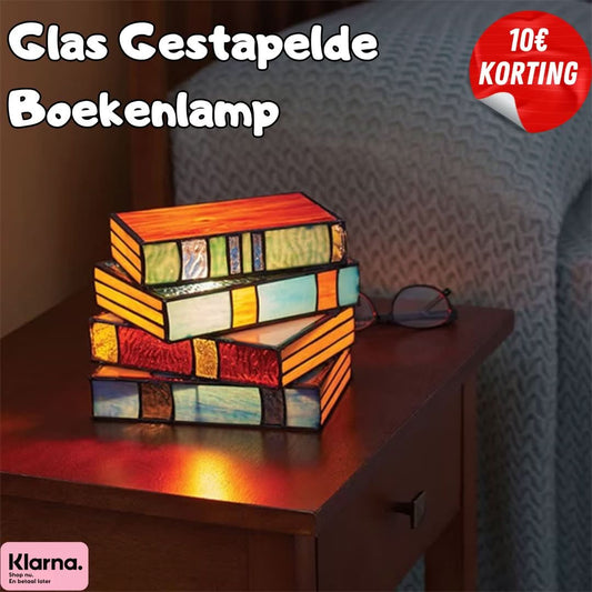 Skorter | Glass Stable Book Lamp | Painted
