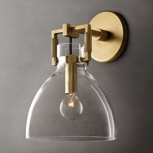 Glass Cloche Sconce 8" Navier - SKØRTER