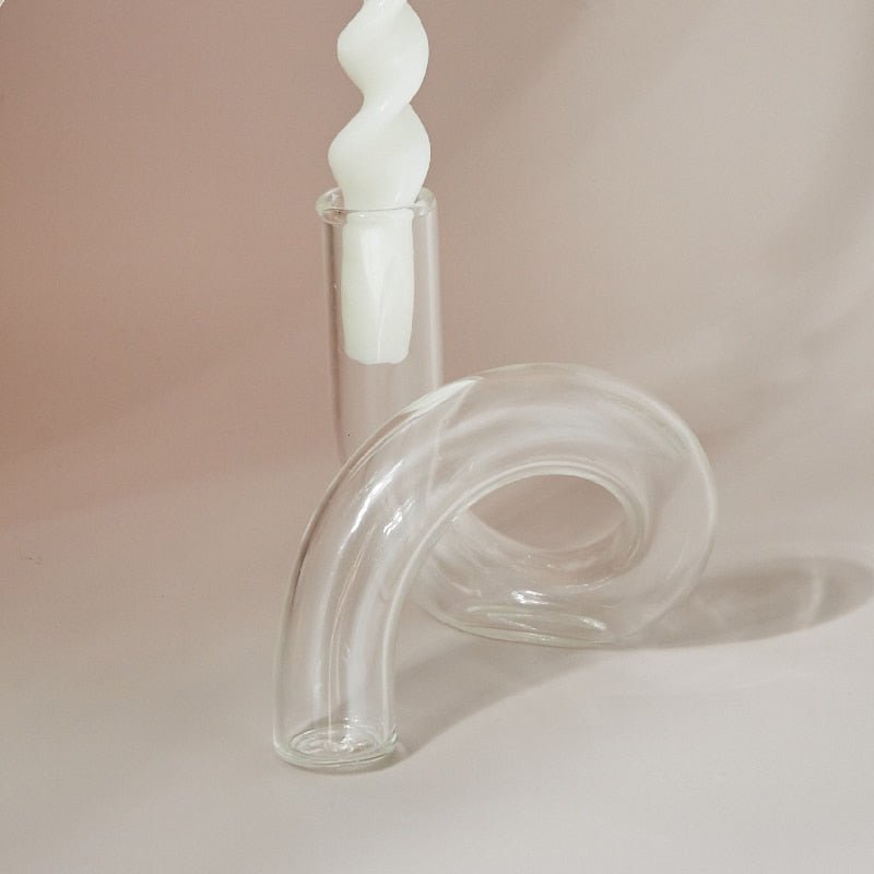 Skorter | Candle holder made of glass vase