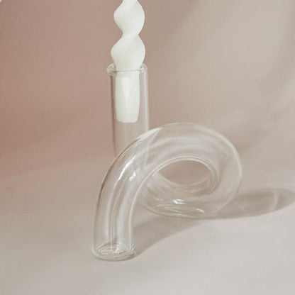 Skorter | Candle holder made of glass vase