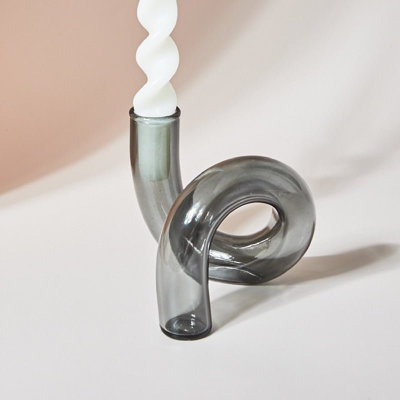 Skorter | Candle holder made of glass vase