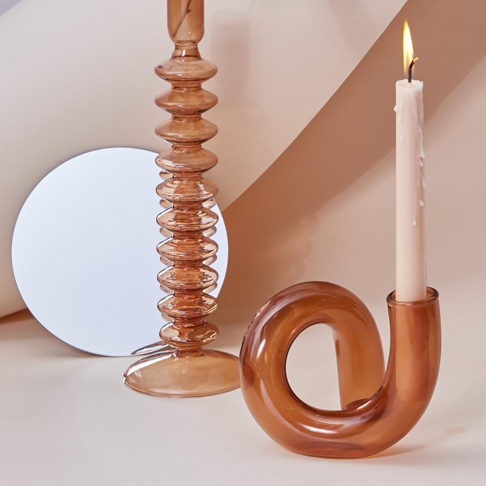 Skorter | Candle holder made of glass vase