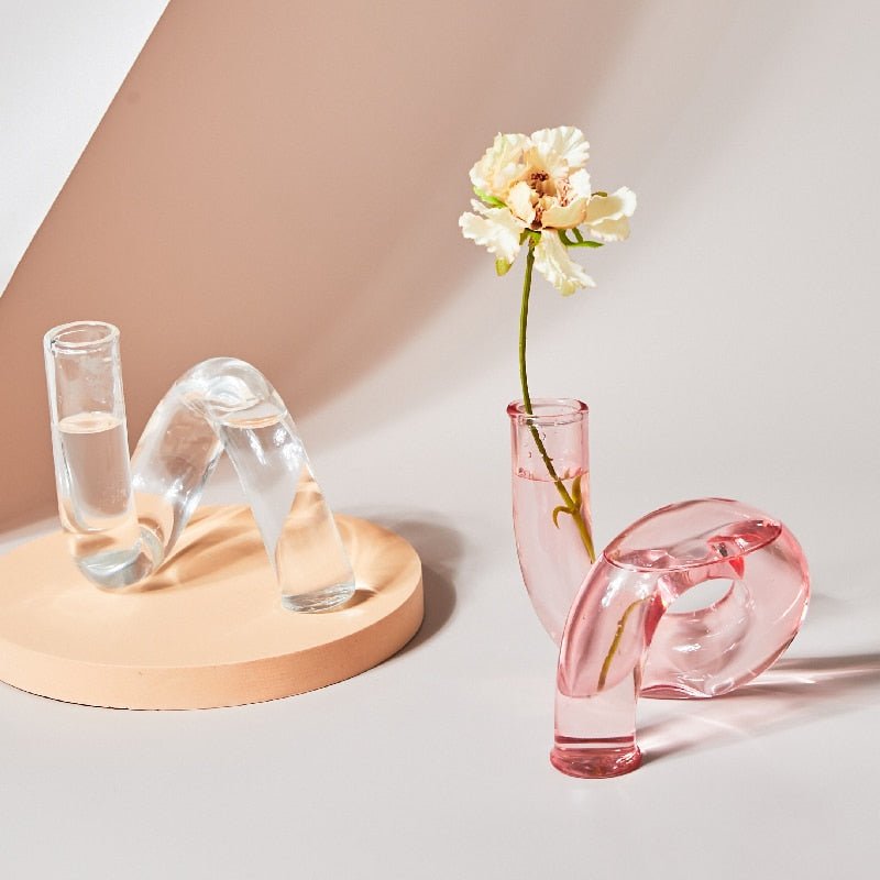 Skorter | Candle holder made of glass vase