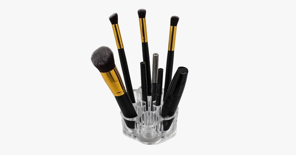 Skorter | Acrylic Make Up Brush Holder