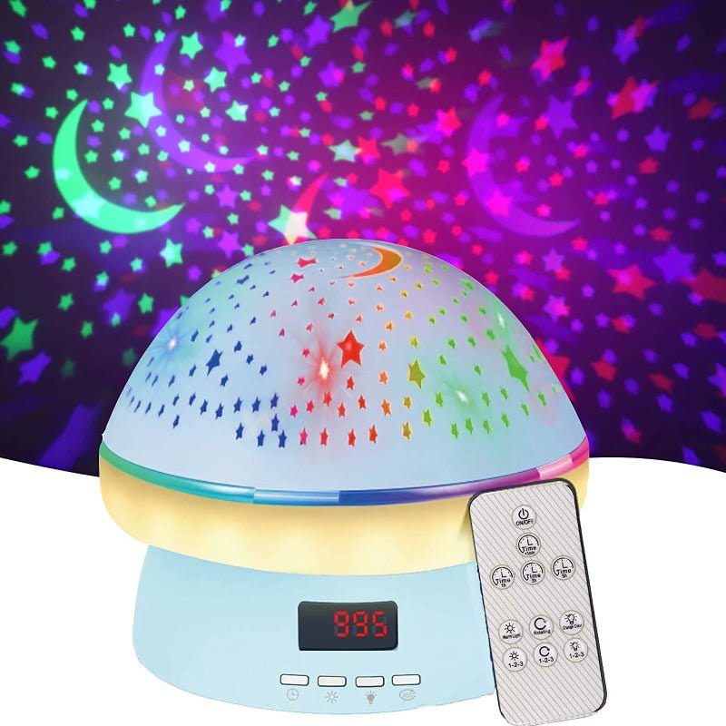 Skorter | COSMIGLOW – Magical Star Projector with Timer & 16 Colors for Relaxing Nights