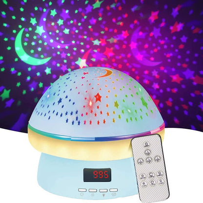 Skorter | COSMIGLOW – Magical Star Projector with Timer & 16 Colors for Relaxing Nights