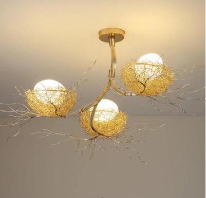 Gold Nest Ceiling Light - SKØRTER
