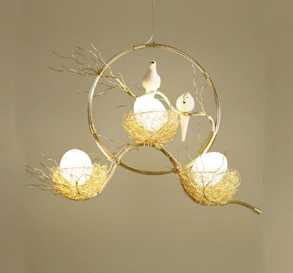 Gold Nest Ceiling Light - SKØRTER