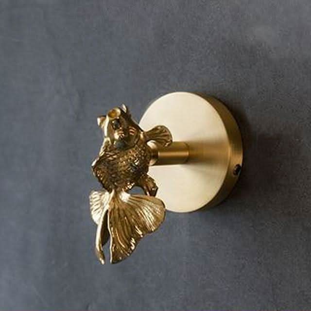 Skorter | Brass Animal Wall Hook Rack Gold Accents
