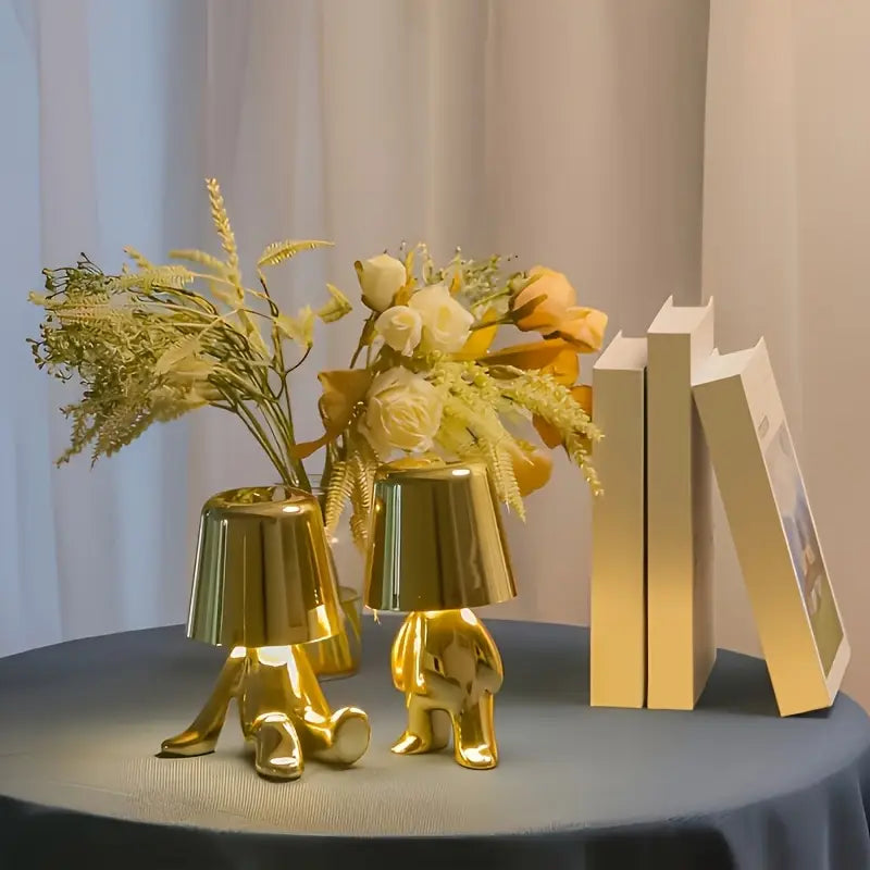 Skorter | 5 Brothers Wireless Table Lamp – Rechargeable LED Designer Lamp with Dimmable Light (Warm White)