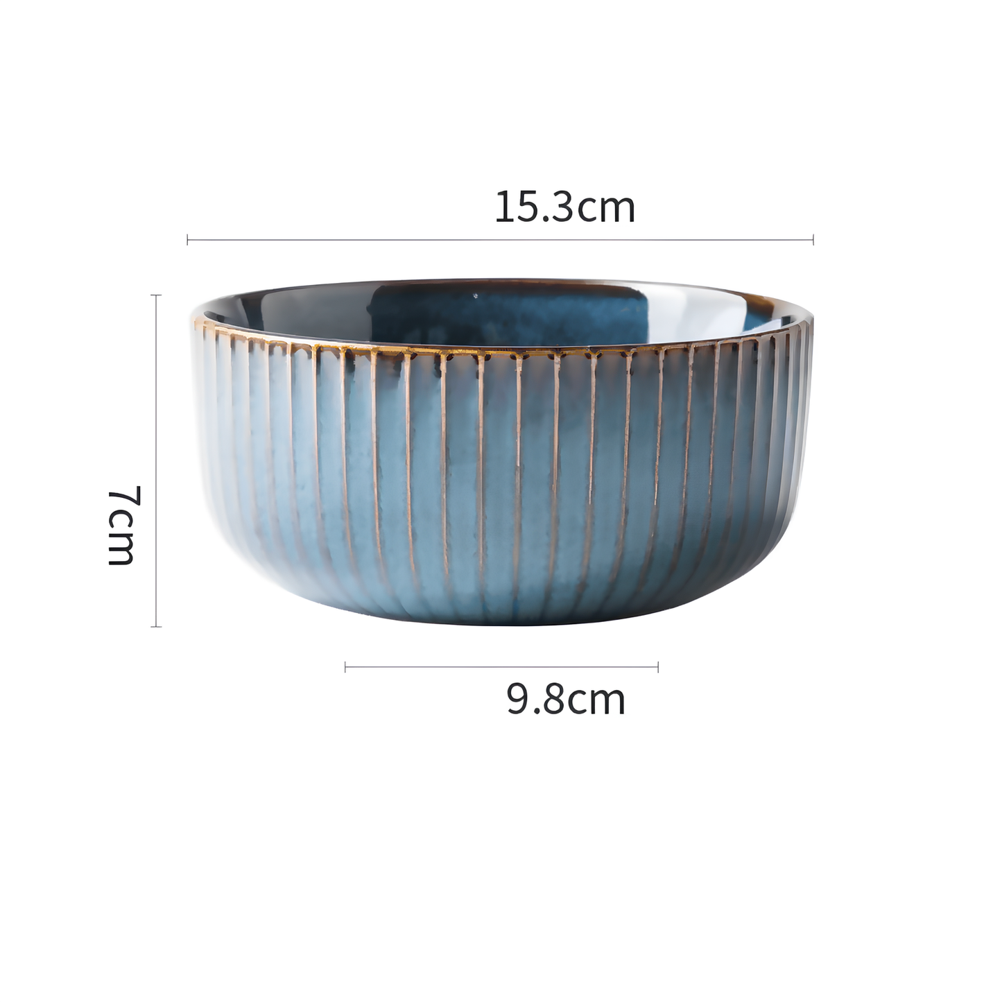 Skorter in ceramic - The turquoise