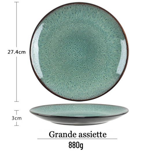 Skorter ceramic plate - Océane