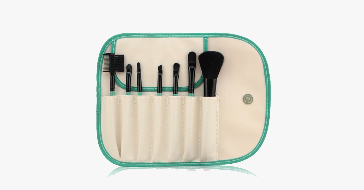 Skorter | 7-piece brush set White and Green