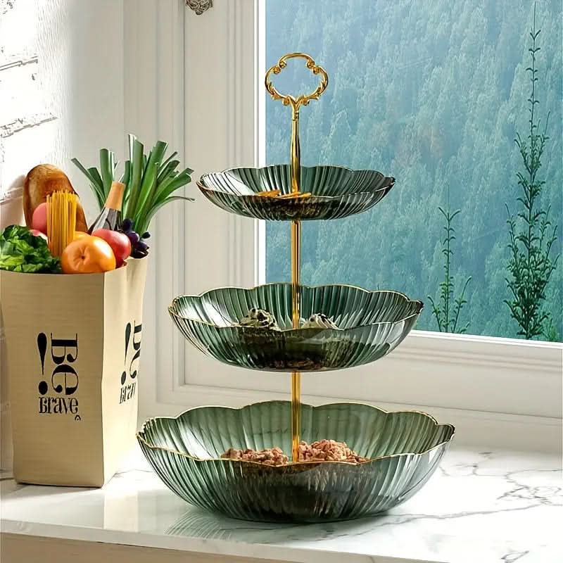 Skorter | 3-Tier Modern Fruit Bowl Organizer