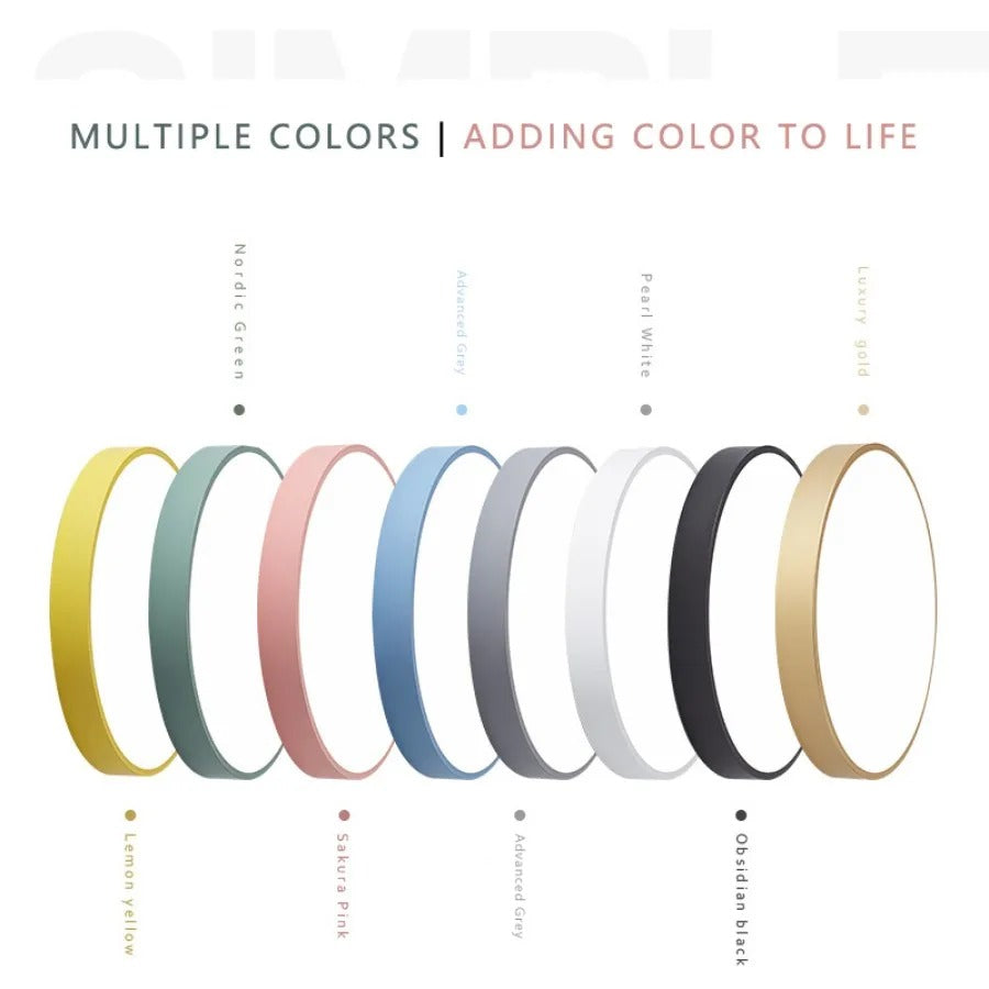 Skorter | Wood Macaroon Circular Ceiling Light